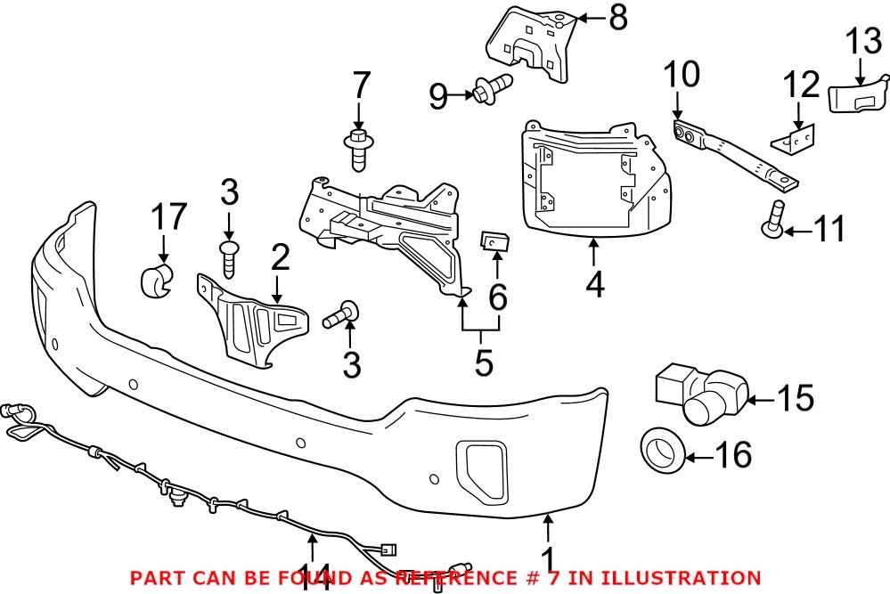 Genuine Chevrolet 11519537 - Rack and Pinion Bolt