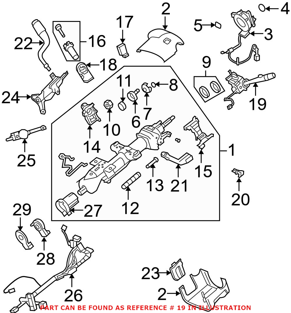 Genuine Cadillac 15849313 - Combination Switch