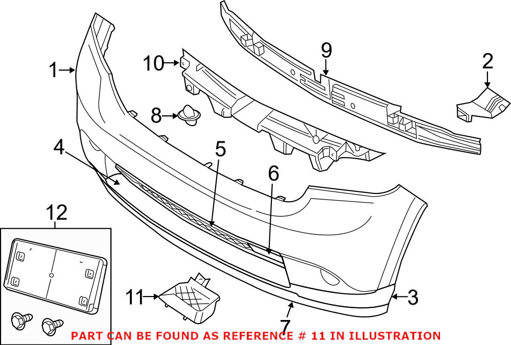 Genuine Dodge 1TB76RXFAB - Fog Light Trim (Front Right)