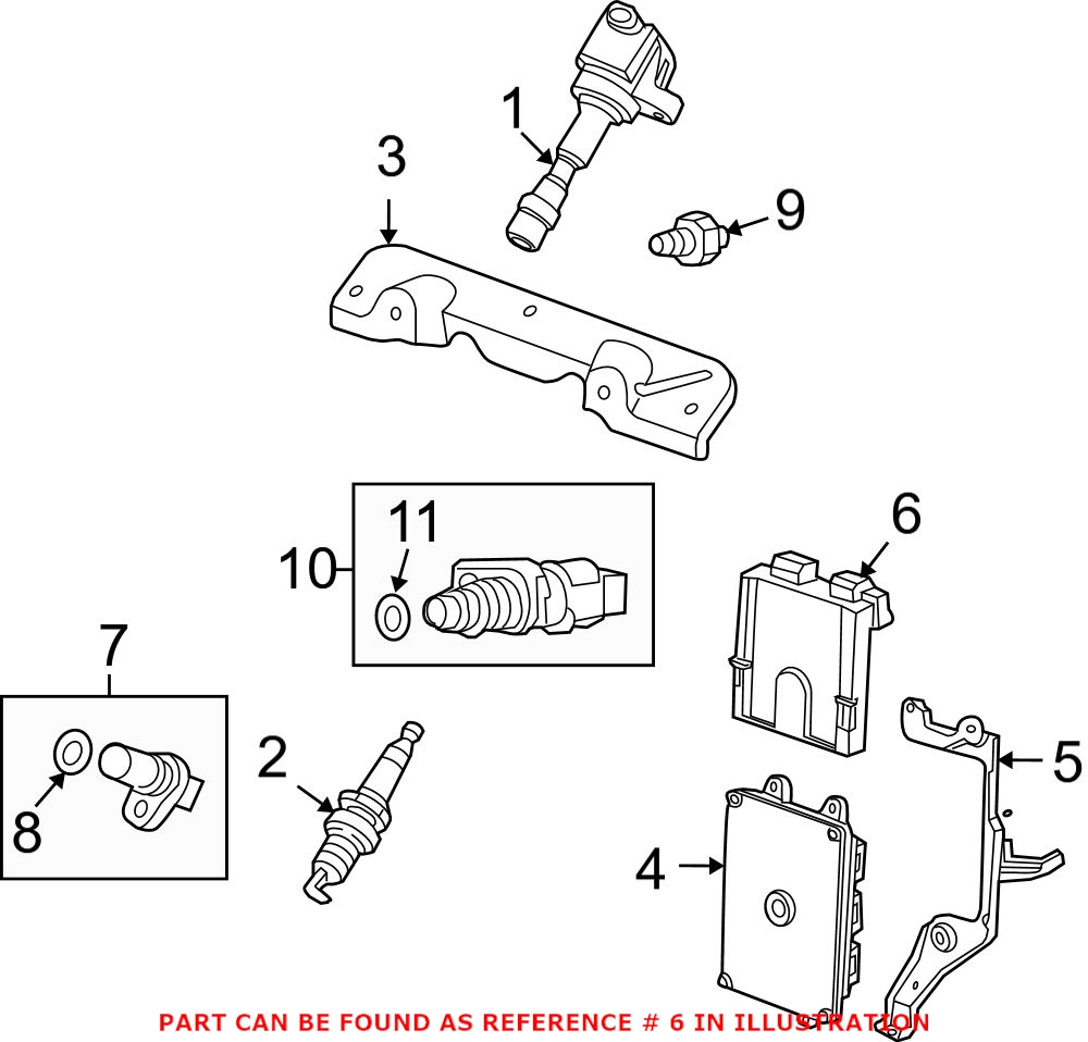 Genuine Honda 37823RB0000 - Engine Control Module (ECM) Cover