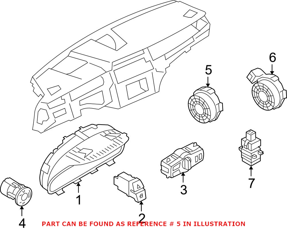 Genuine BMW 61356832977 - Rain Sensor