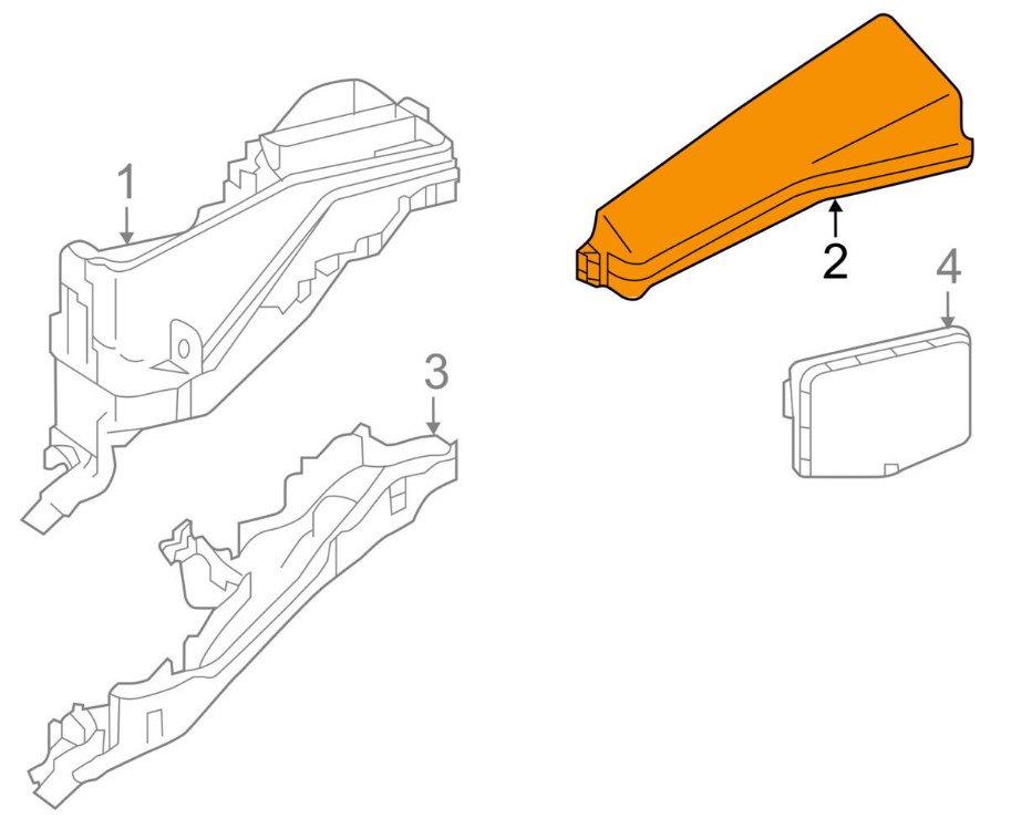 Genuine Toyota 8266206190 - Fuse Box Cover (Upper)