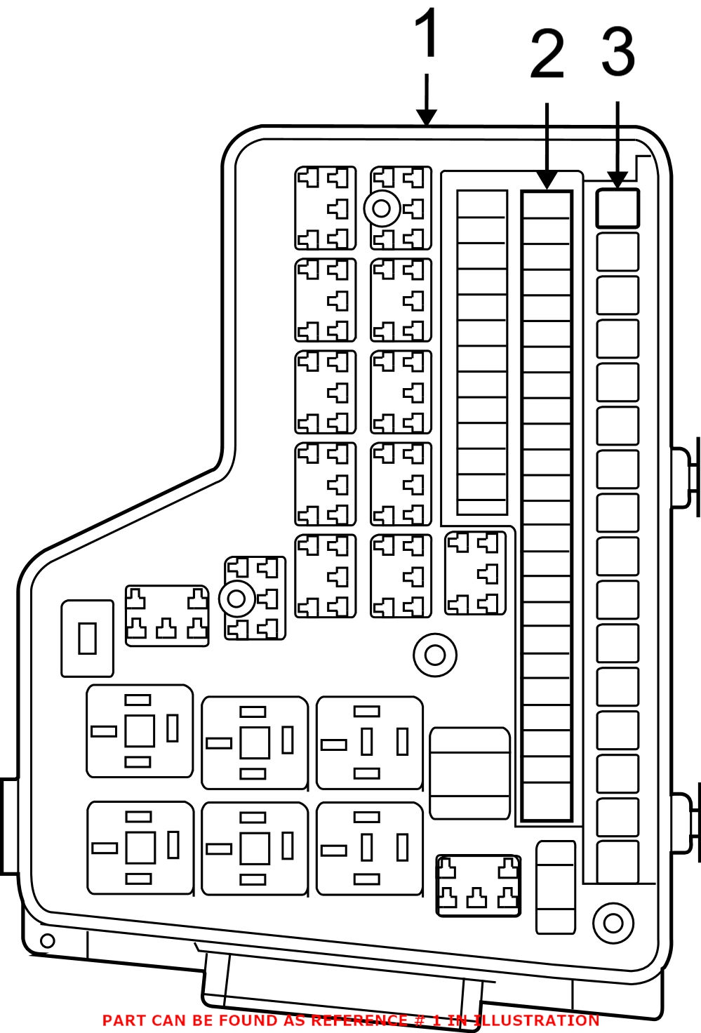 Genuine Dodge RL028003AE - Fuse Box
