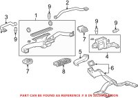 Genuine GMC 20935595 - Dashboard Air Vent (Center Left)