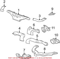 Genuine Chevrolet 23346766 - Dashboard Air Vent (Center Right)