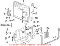 Genuine Jeep 4589586AG - Trunk Lock Actuator Motor