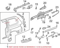 Genuine Honda 74411S0XA00 - Fuel Filler Door Release Cable