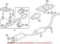 Genuine Honda 74603TZ5A00 - Exhaust Heat Shield