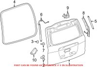 Genuine Cadillac 84183515 - Hatch Lift Support