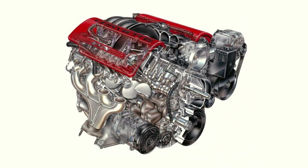 ls6 engine cutaway