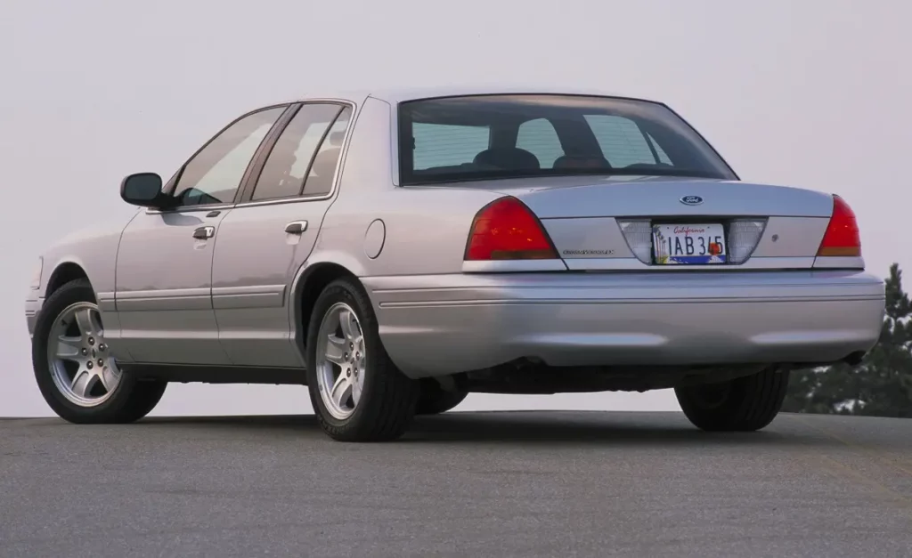 2008 crown victoria rear view