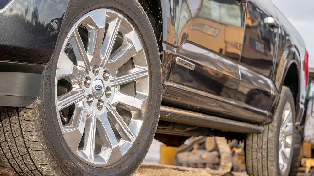 wheels closeup shot f150 2022