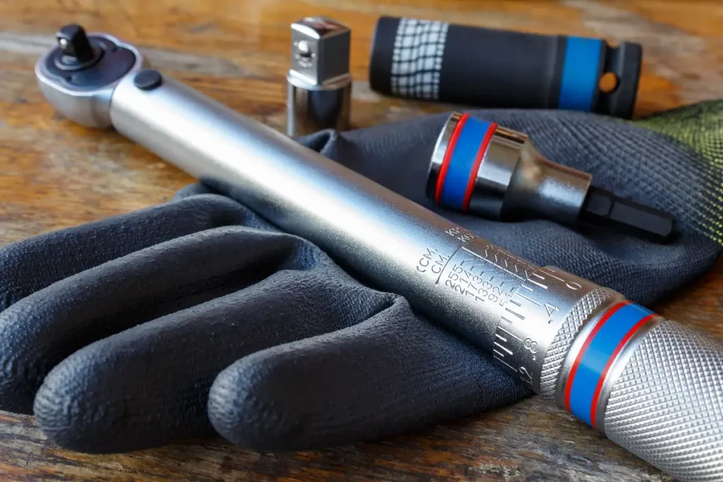 torque wrench on table